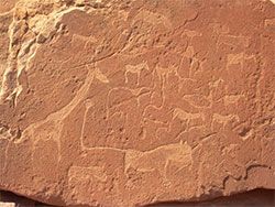 Rock carving